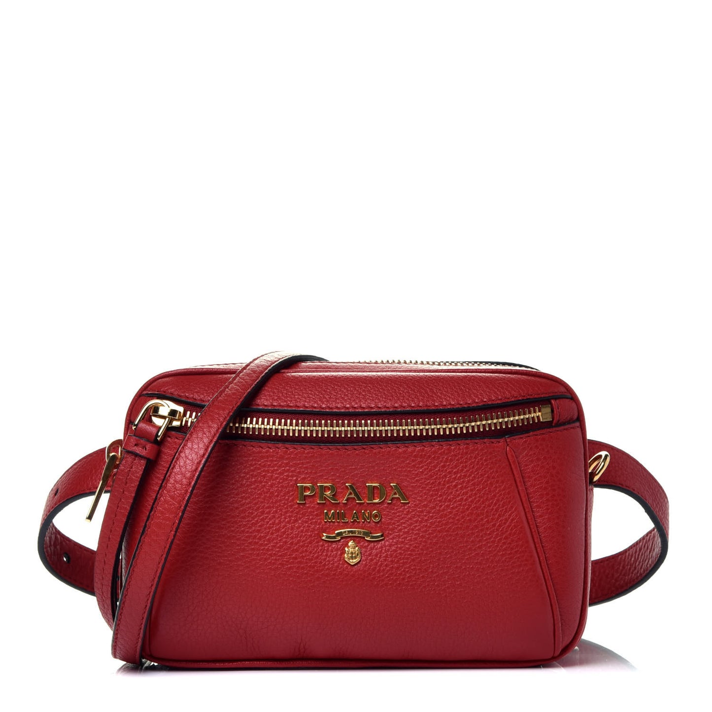 Vitello Daino Belt Bag Rosso