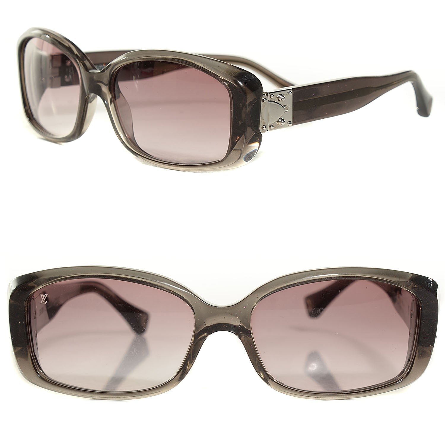 Louis Vuitton Soupcon GM Glitter Sunglasses Z0070W Grey 1 of 4