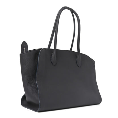 The Row Matte Grained Calfskin Marlo 14 Seaborne 3 of 9