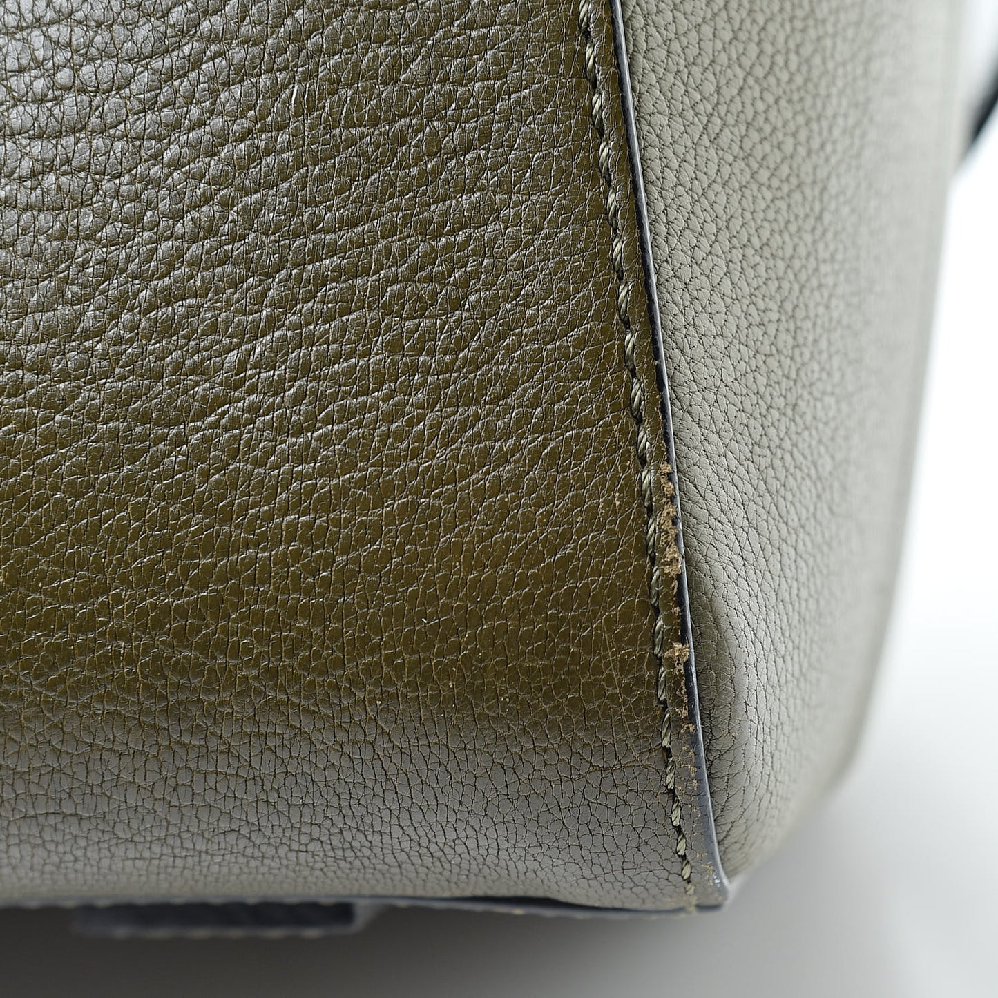 Sugar Goatskin Small Tri-Color Antigona Olive Black
