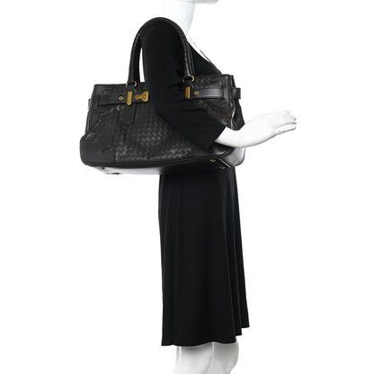 Bottega Veneta Nappa Intrecciato Shoulder Bag Moro 3 of 10
