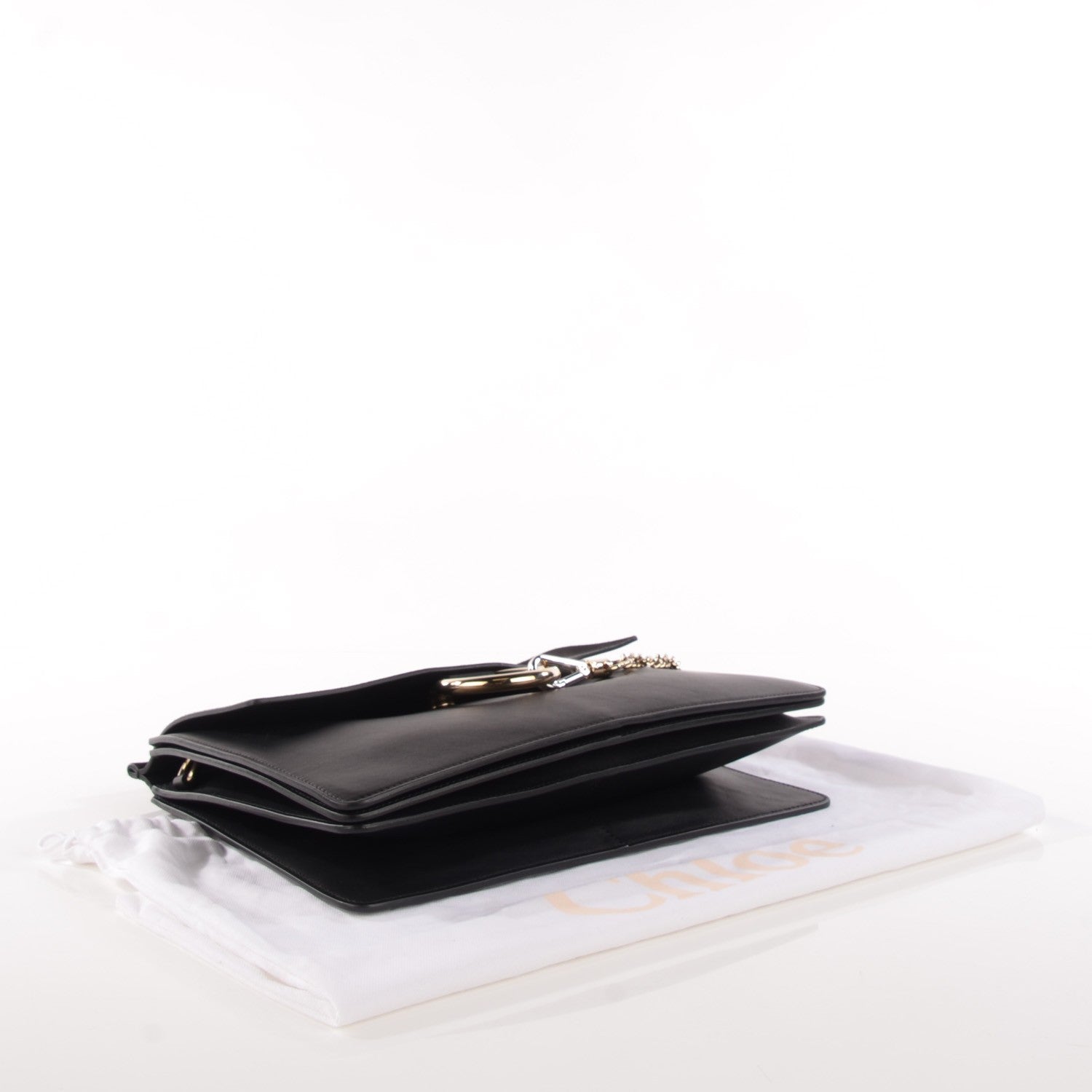 Chloe Calfskin Medium Faye Shoulder Bag Black 4 of 9