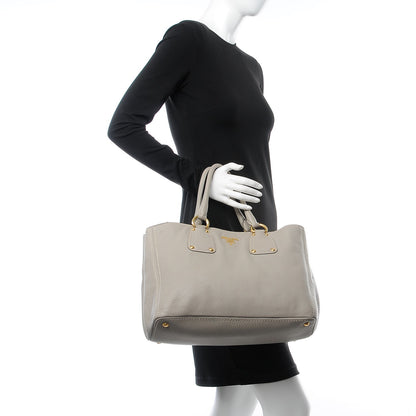 Prada Vitello Daino Tote Pomice 3 of 12