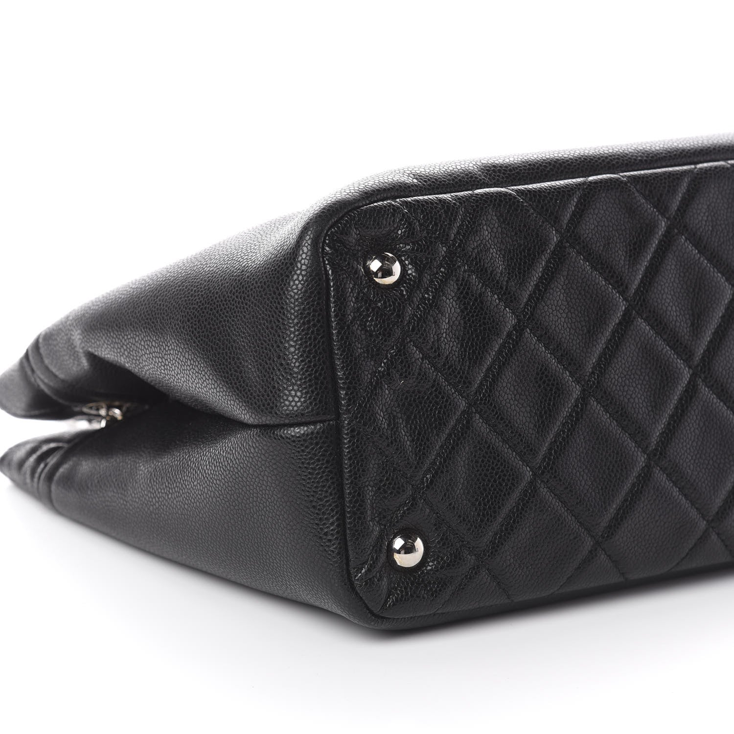 Chanel Caviar Quilted CC Timeless Soft Tote Black 5 of 9