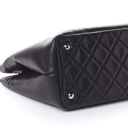 Chanel Caviar Quilted CC Timeless Soft Tote Black 5 of 9