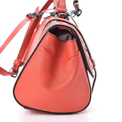 Bottega Veneta Nappa Intrecciato Scales Mini Top Handle Bag Geranium 12 of 12