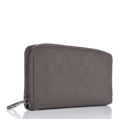 Louis Vuitton Damier Infini Zippy Vertical Wallet Granit 3 of 7