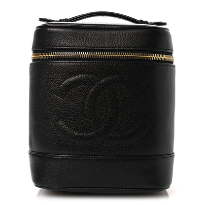 Chanel Caviar Vanity Cosmetic Case Black 1 of 11