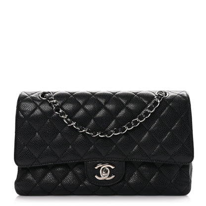 Chanel Caviar Quilted Medium Double Flap Black 1 of 10