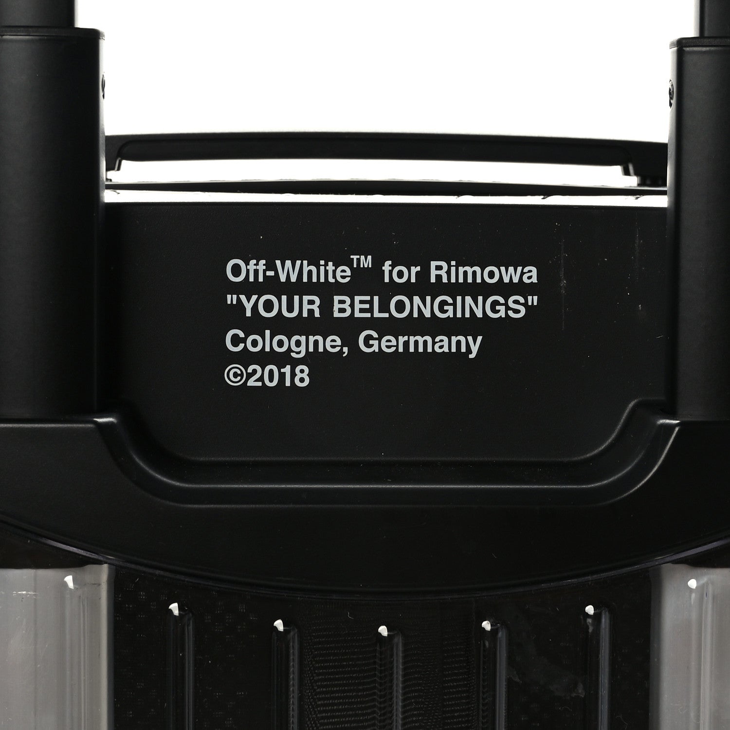 Rimowa OFF-WHITE X RIMOWA Polycarbonate Luggage Transparent 5 of 8