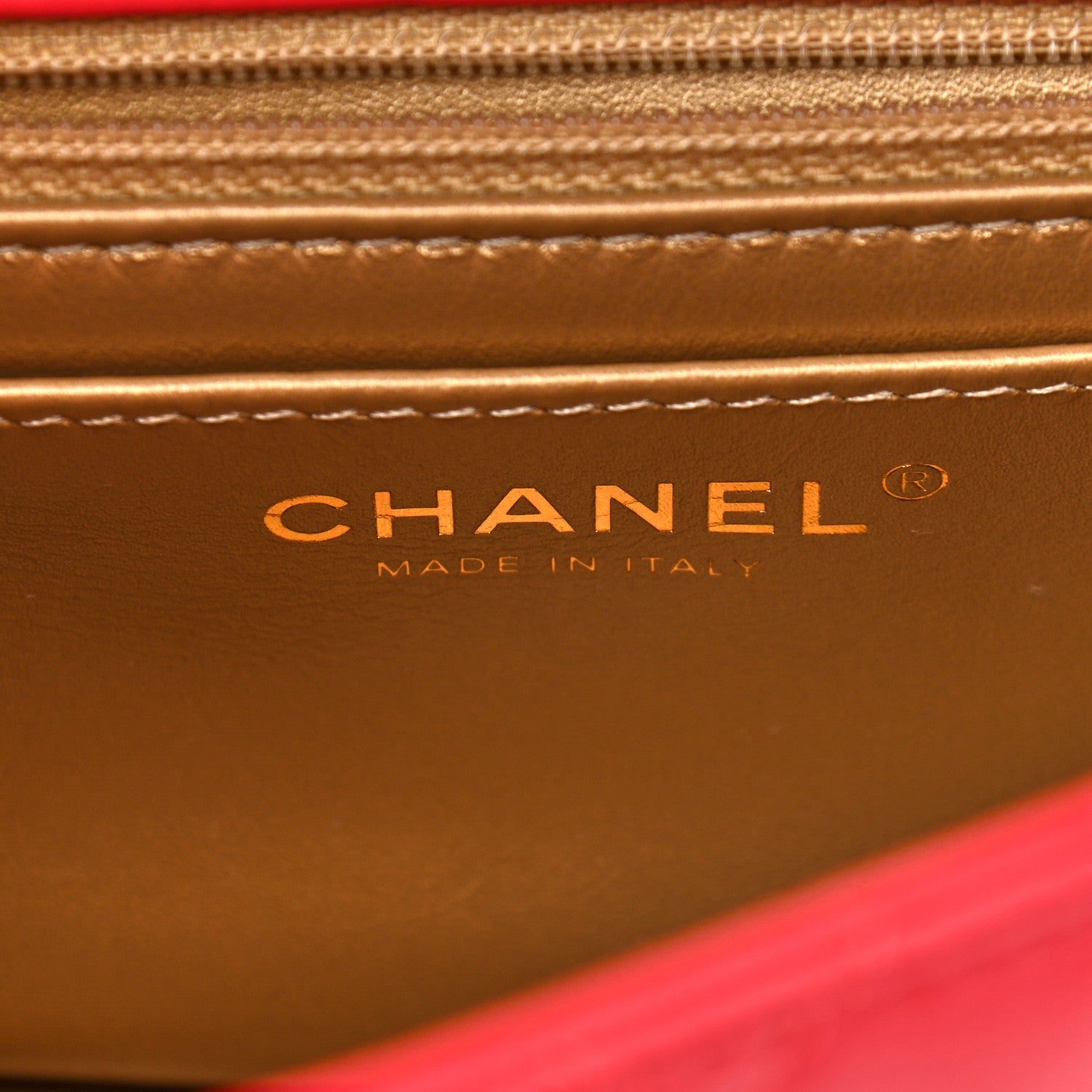 Chanel Lambskin Quilted Mini Pearl Crush Flap Red 6 of 10