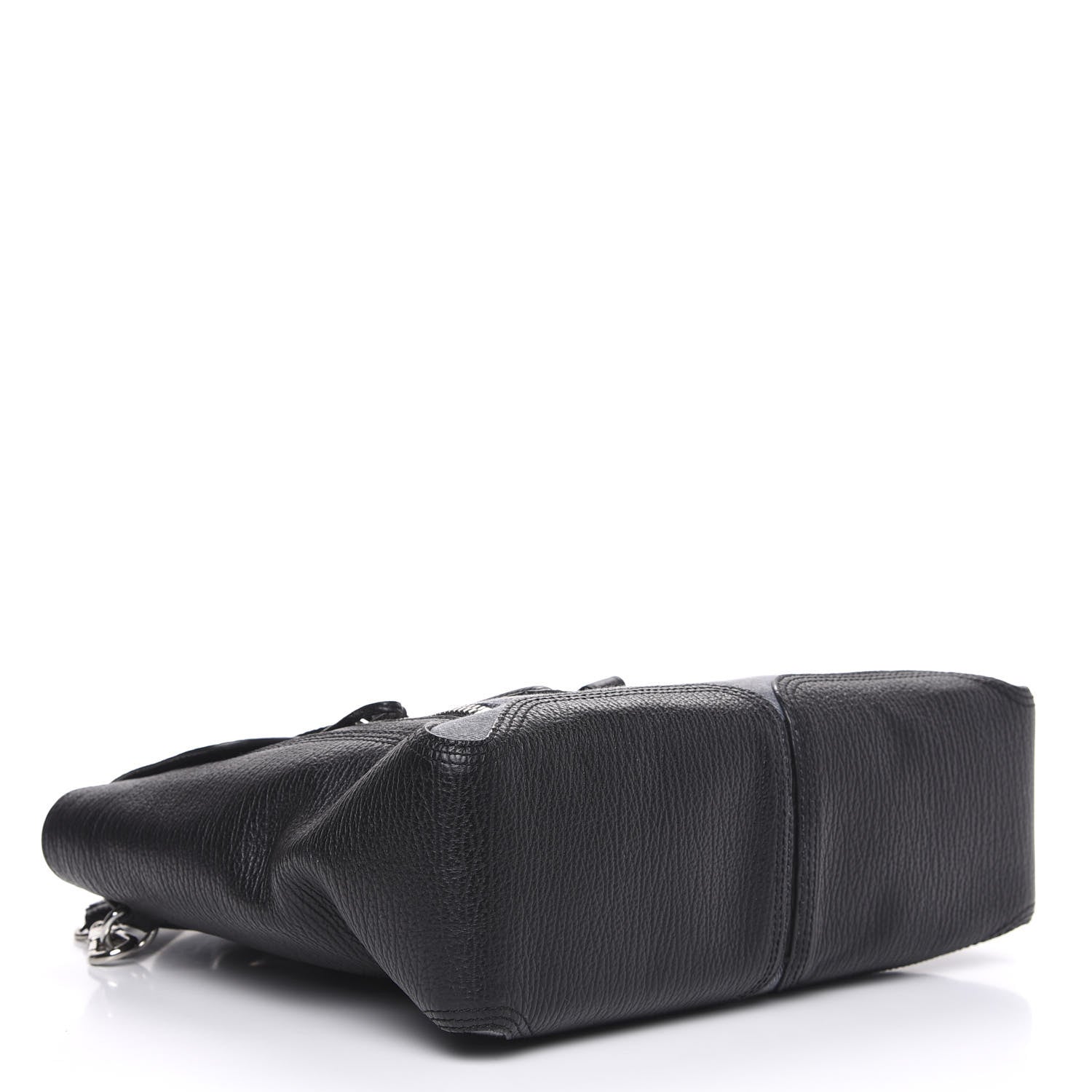 3.1 Phillip Lim 3.1 Textured Calfskin Denim Medium Pashli Satchel Black 3 of 8