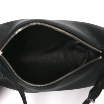 The Row Grained Calfskin 90's Bag Black 5 of 8