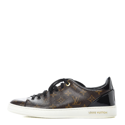 Louis Vuitton Patent Monogram Frontrow Sneakers 42 1 of 11