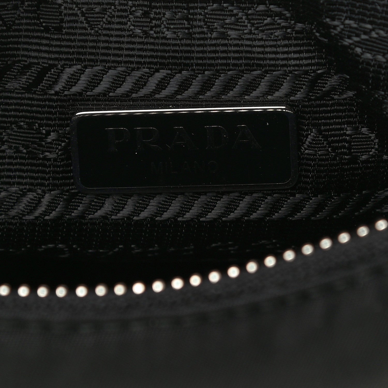 Prada Tessuto Nylon Saffiano Mini Re-Edition 2005 Bag Black 7 of 11