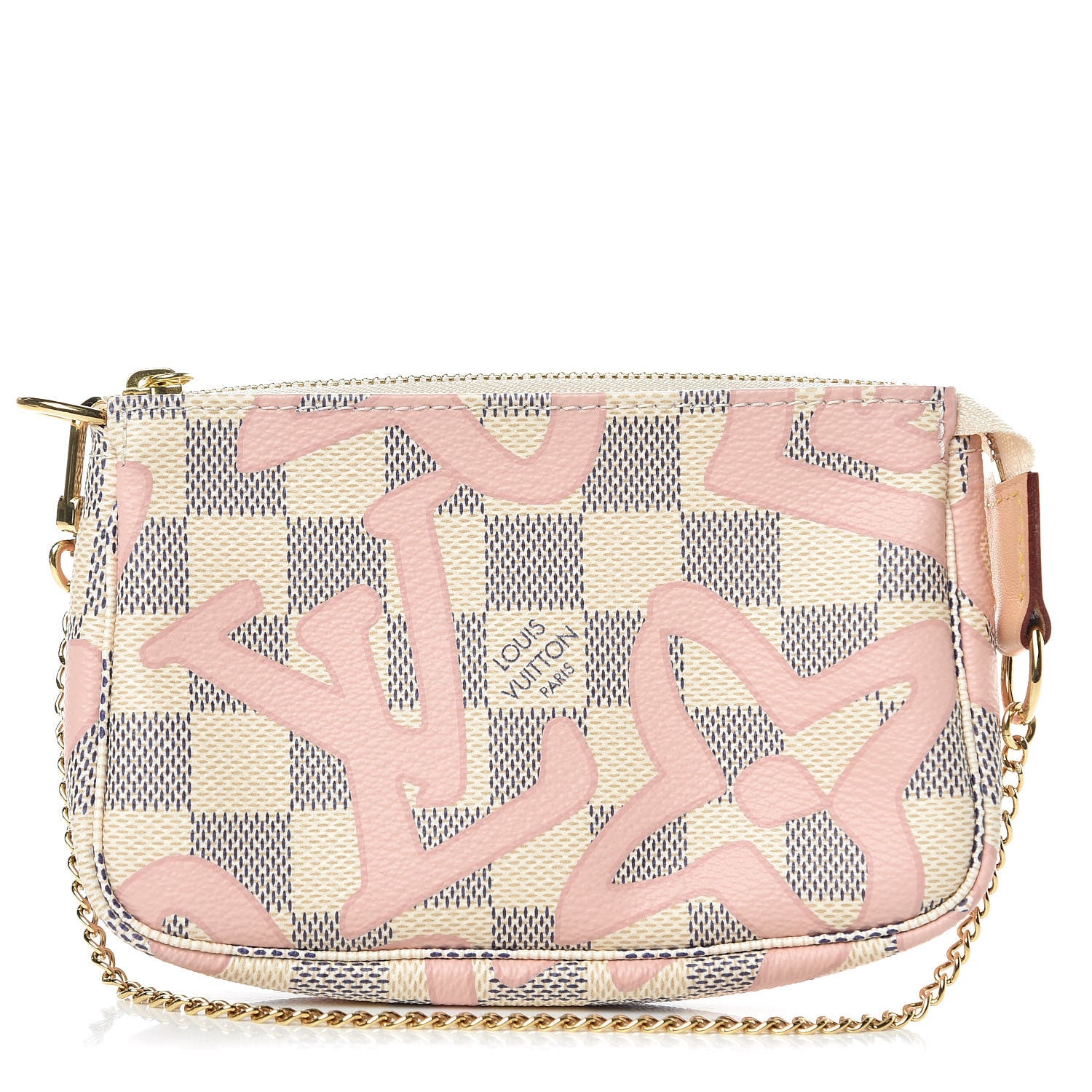 Louis Vuitton Damier Azur Tahitienne Mini Pochette Accessories 1 of 7