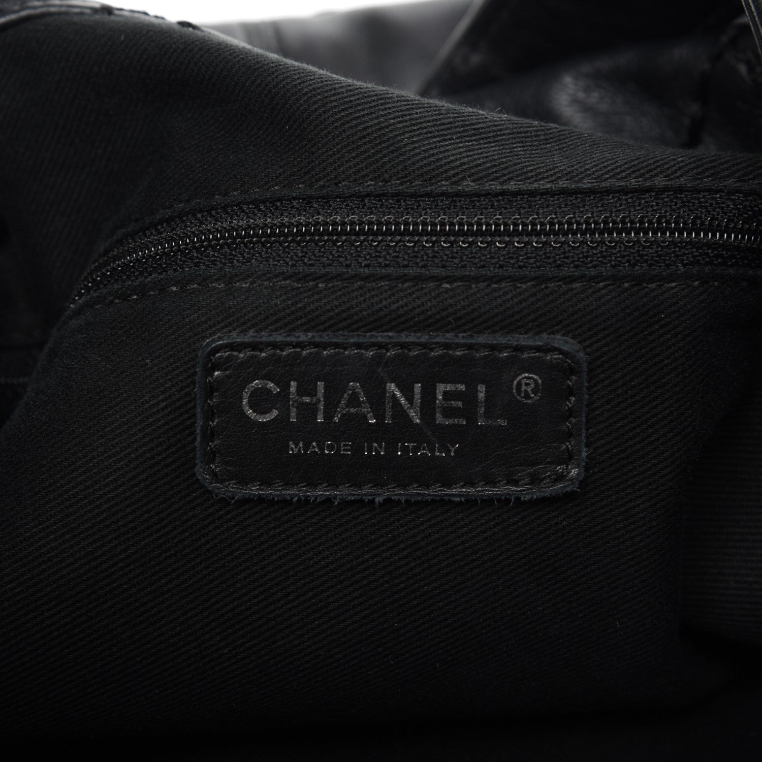 Chanel Lambskin Expandable Tote Black 6 of 7