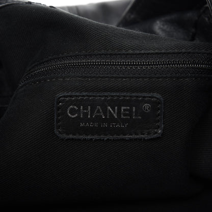 Chanel Lambskin Expandable Tote Black 6 of 7