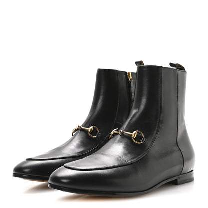 Gucci Malaga Kid Womens Jordaan Ankle Boots 40 Black 4 of 8