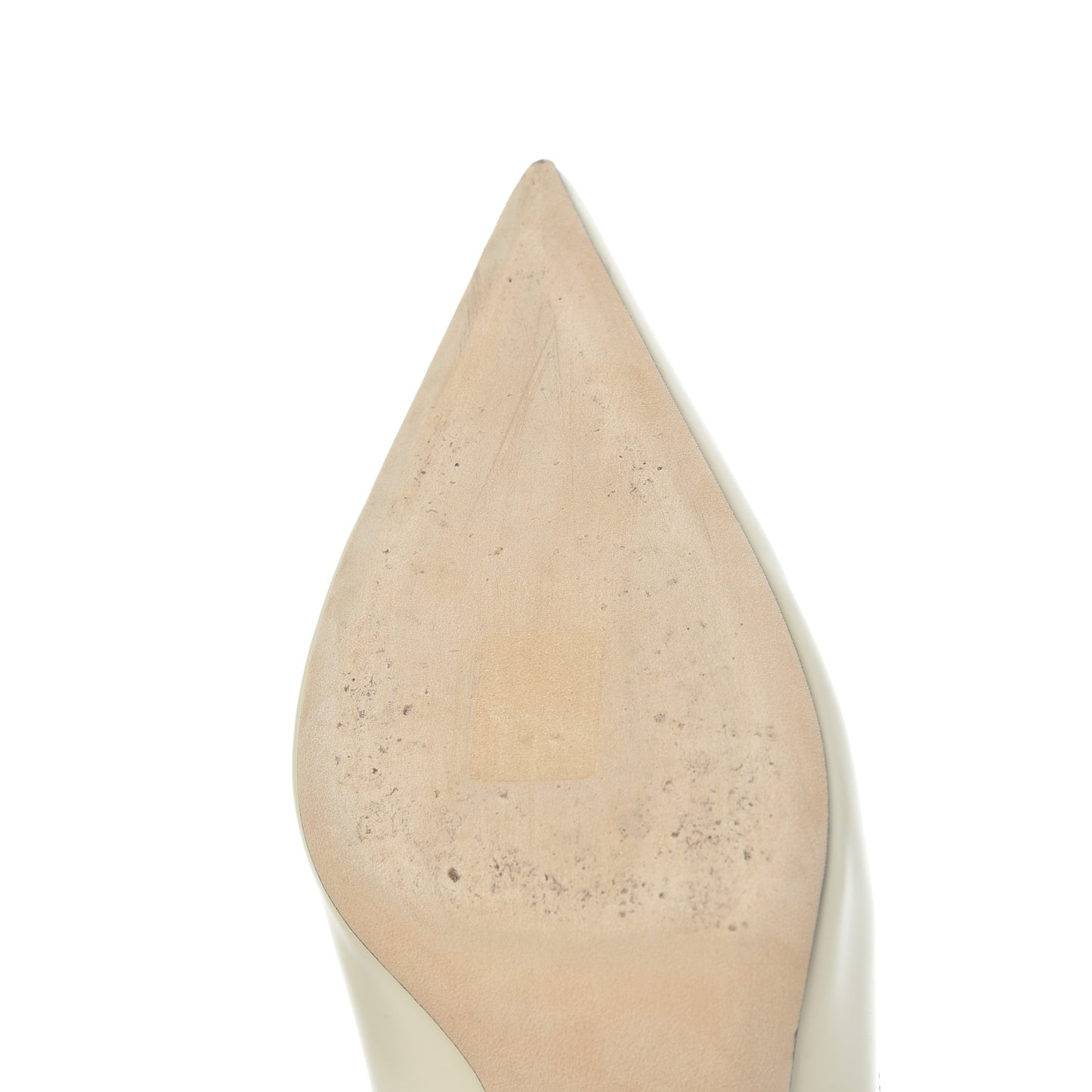 Calfskin Rav 65 Pointed Toe Mule Pumps 40.5 Linen