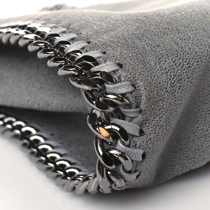 Stella McCartney Shaggy Deer Mini Falabella Fold Over Tote Light Grey 8 of 9