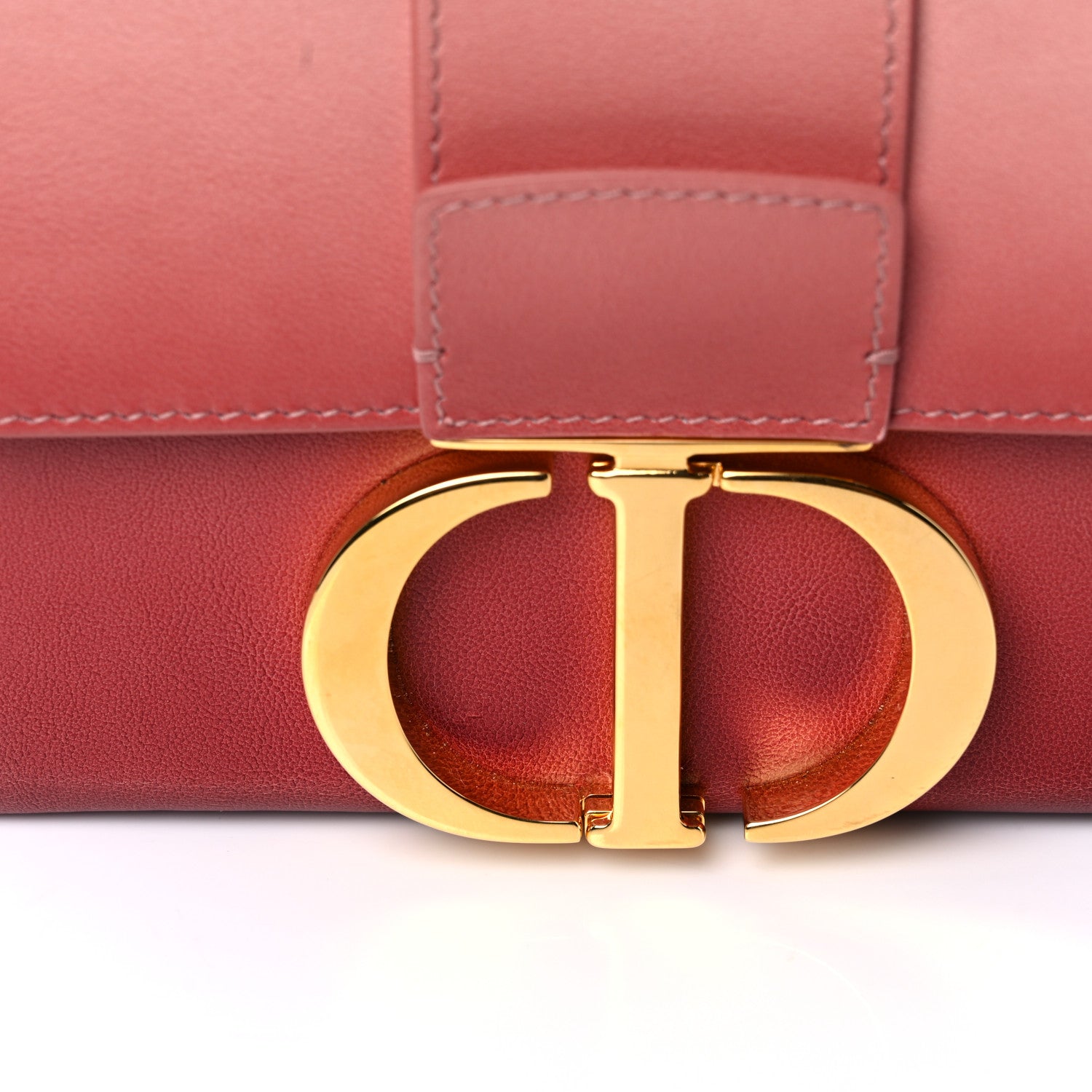 Christian Dior Gradient Smooth Calfskin Gradient 30 Montaigne Box Bag Rose Multicolor 14 of 14