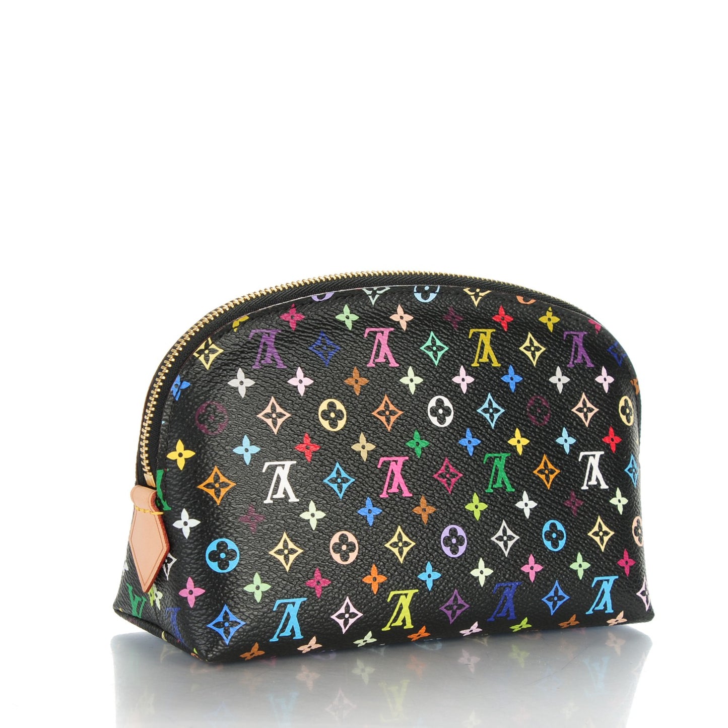 Monogram Multicolor Cosmetic Pouch Black Grenade