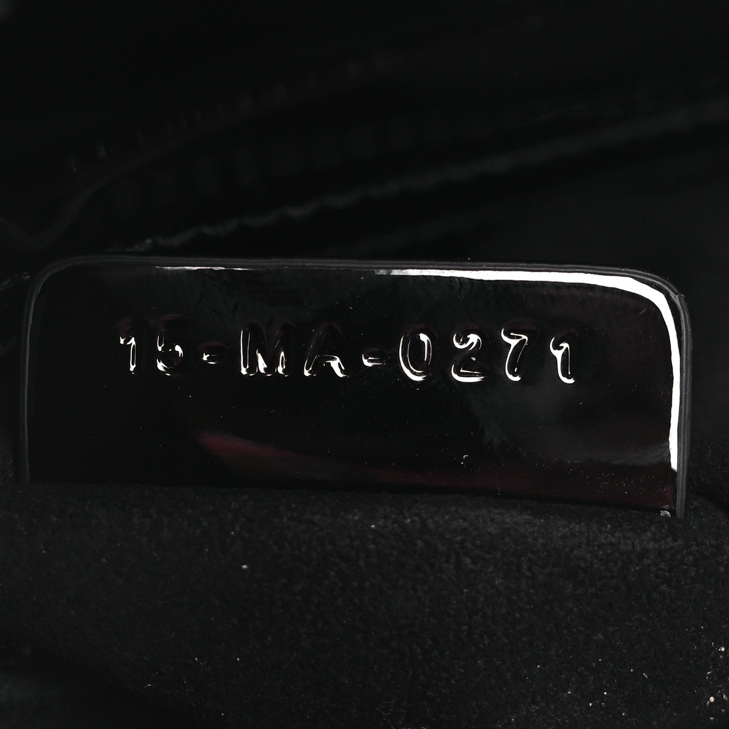 Christian Dior Ultraglossy Patent Cannage Small Lady Dior Black 7 of 13