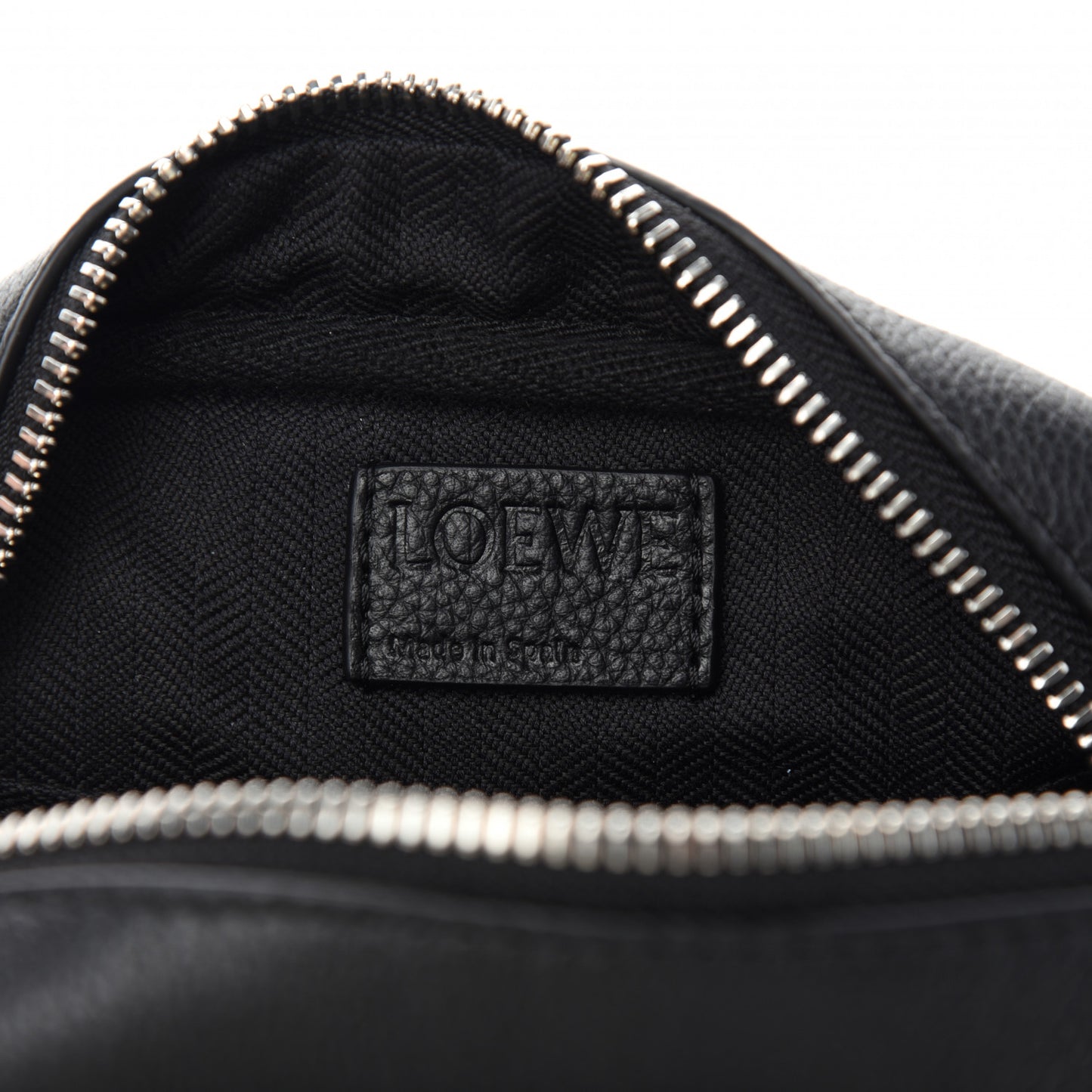 Soft Grained Calfskin XS Military Crossbody Black