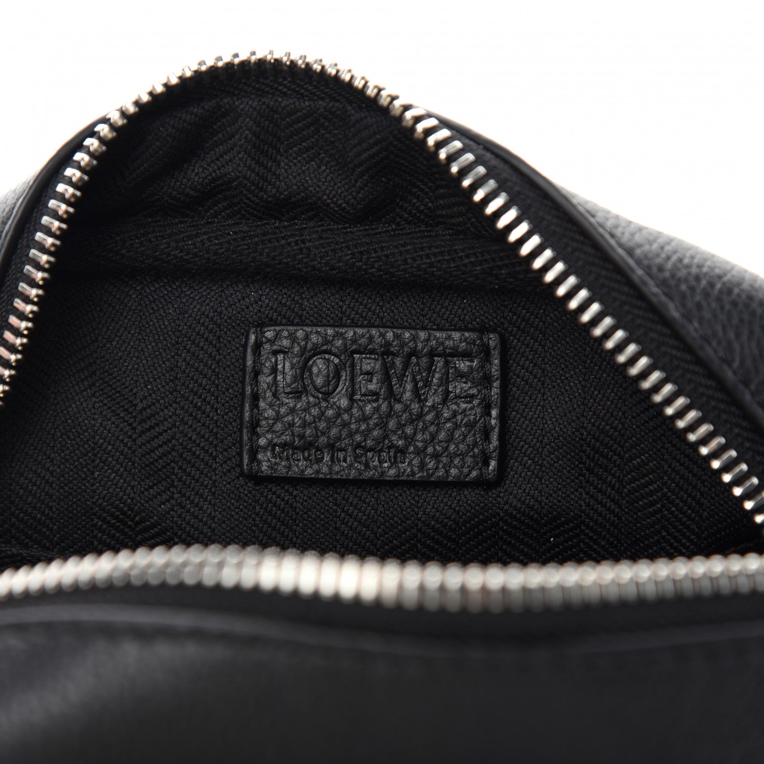 Loewe Soft Grained Calfskin XS Military Crossbody Black 6 of 10