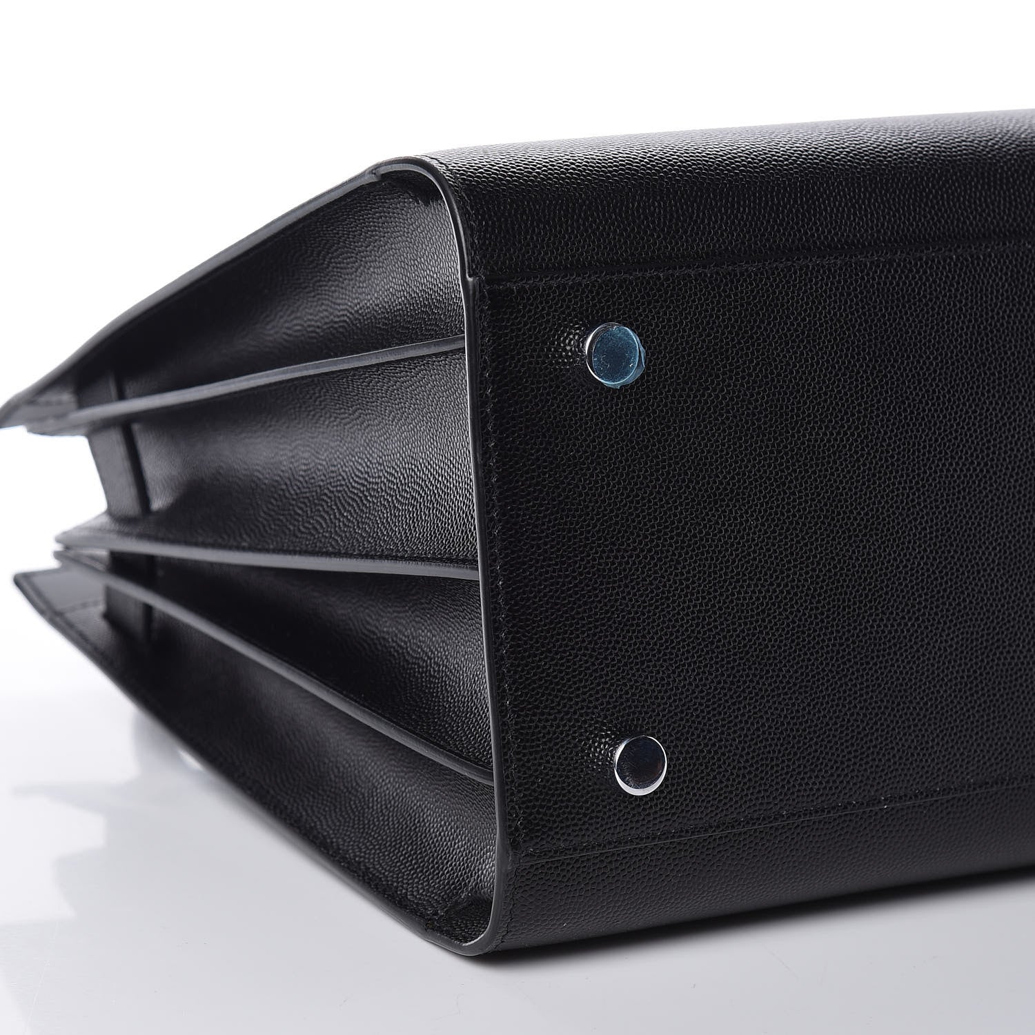 Saint Laurent Grained Calfskin Small Sac De Jour Black 9 of 10