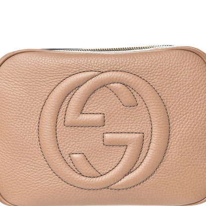 Gucci Pebbled Calfskin Small Soho Disco Bag Camelia 10 of 14