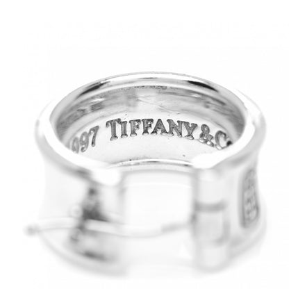 Tiffany Sterling Silver Wide 1837 Hoop Earrings 4 of 4