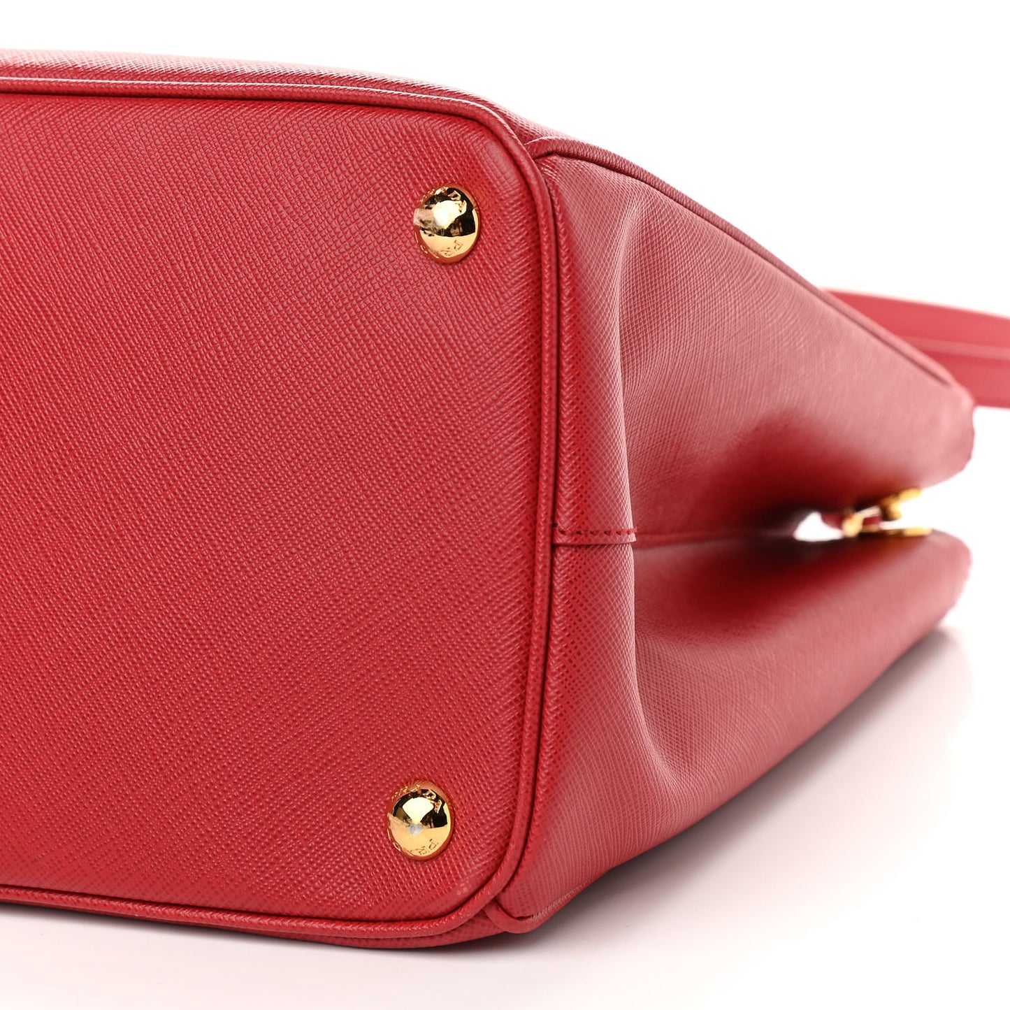 Saffiano Medium Galleria Double Zip Tote Fuoco