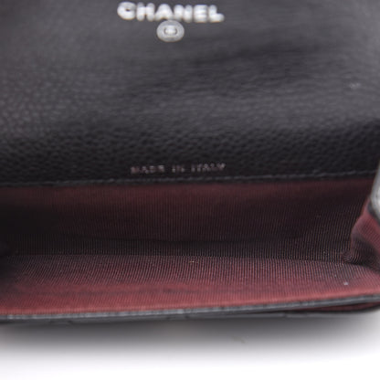 Chanel Caviar Quilted Flap Card Holder Black 5 of 11