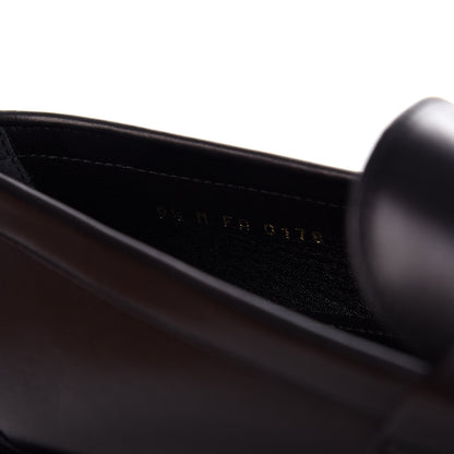 Louis Vuitton Calfskin Mens Loafers 9.5 Black 10 of 11