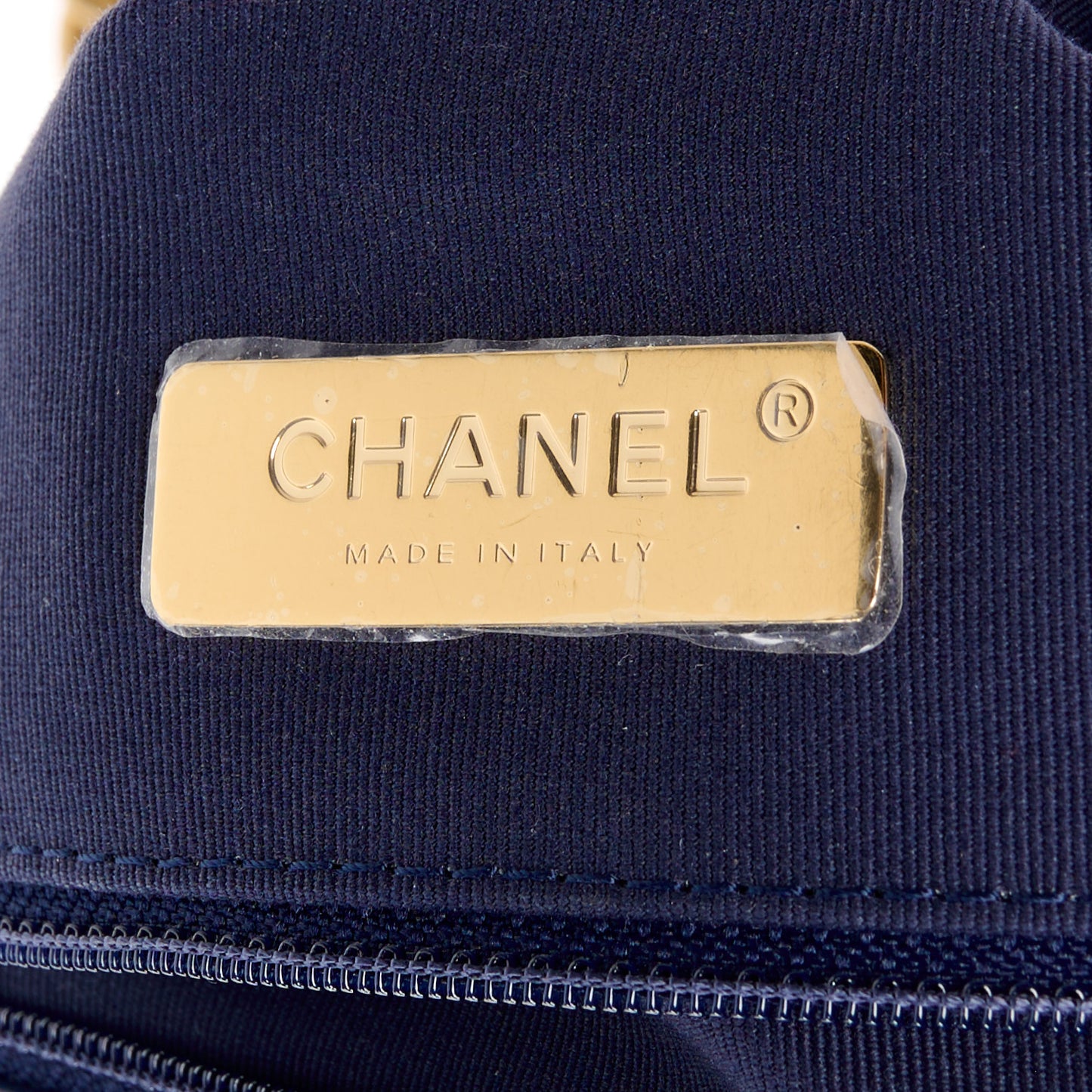 Lambskin Quilted Medium Chanel 19 Flap Navy Blue