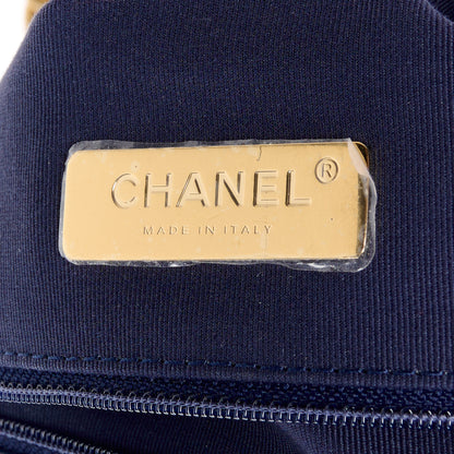 Chanel Lambskin Quilted Medium Chanel 19 Flap Navy Blue 6 of 10