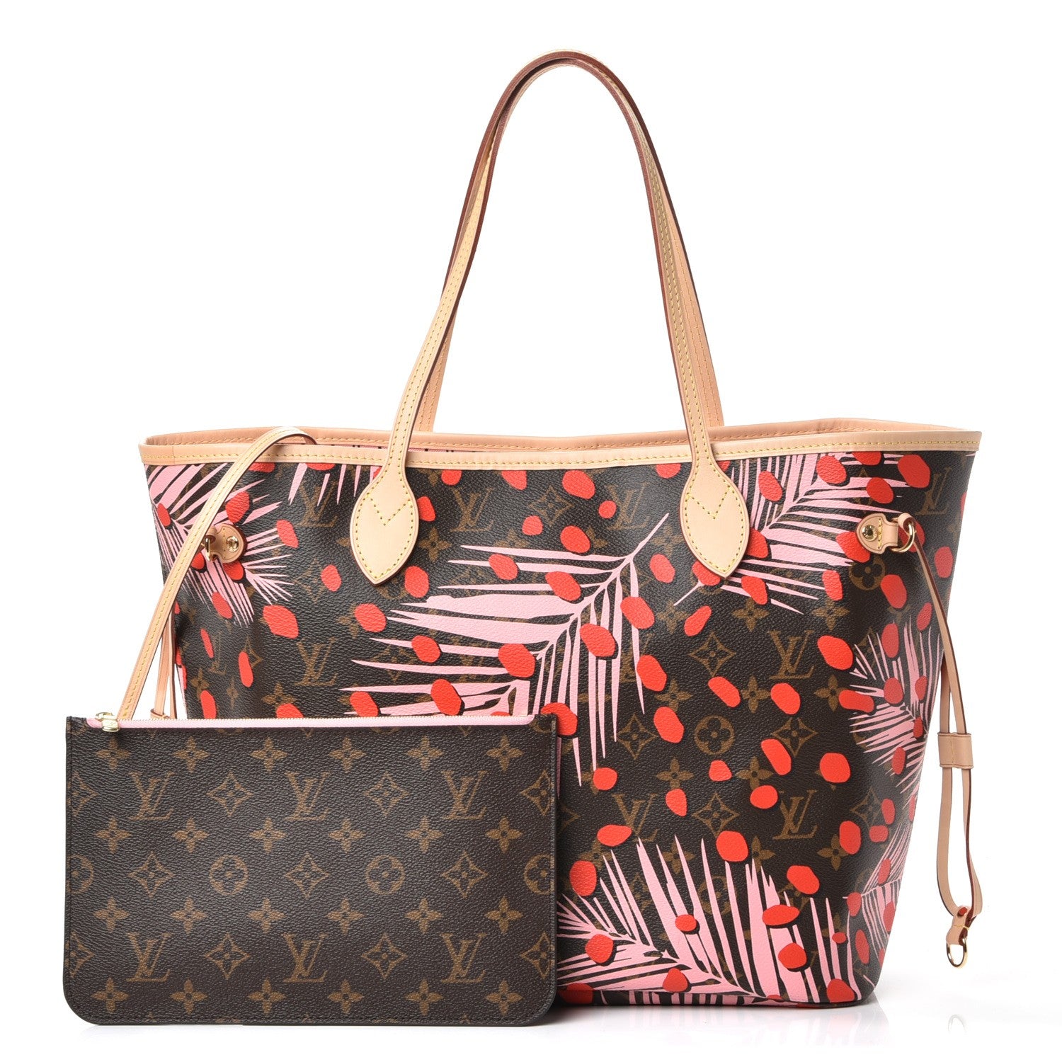 Louis Vuitton Monogram Jungle Dots Neo Neverfull MM Sugar Pink Poppy 1 of 16