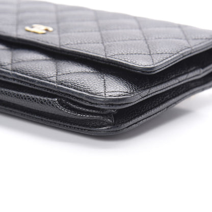 Chanel Caviar Quilted Wallet On Chain WOC Black 11 of 18