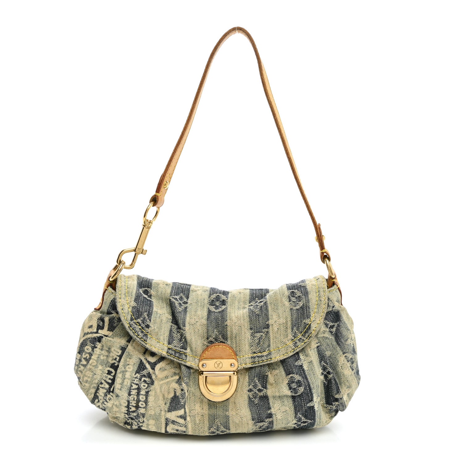 Louis Vuitton Denim Raye Mini Pleaty 1 of 9