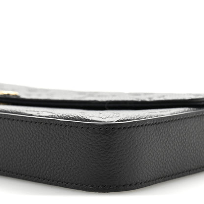 Louis Vuitton Empreinte Pochette Felicie Chain Wallet Black 11 of 12
