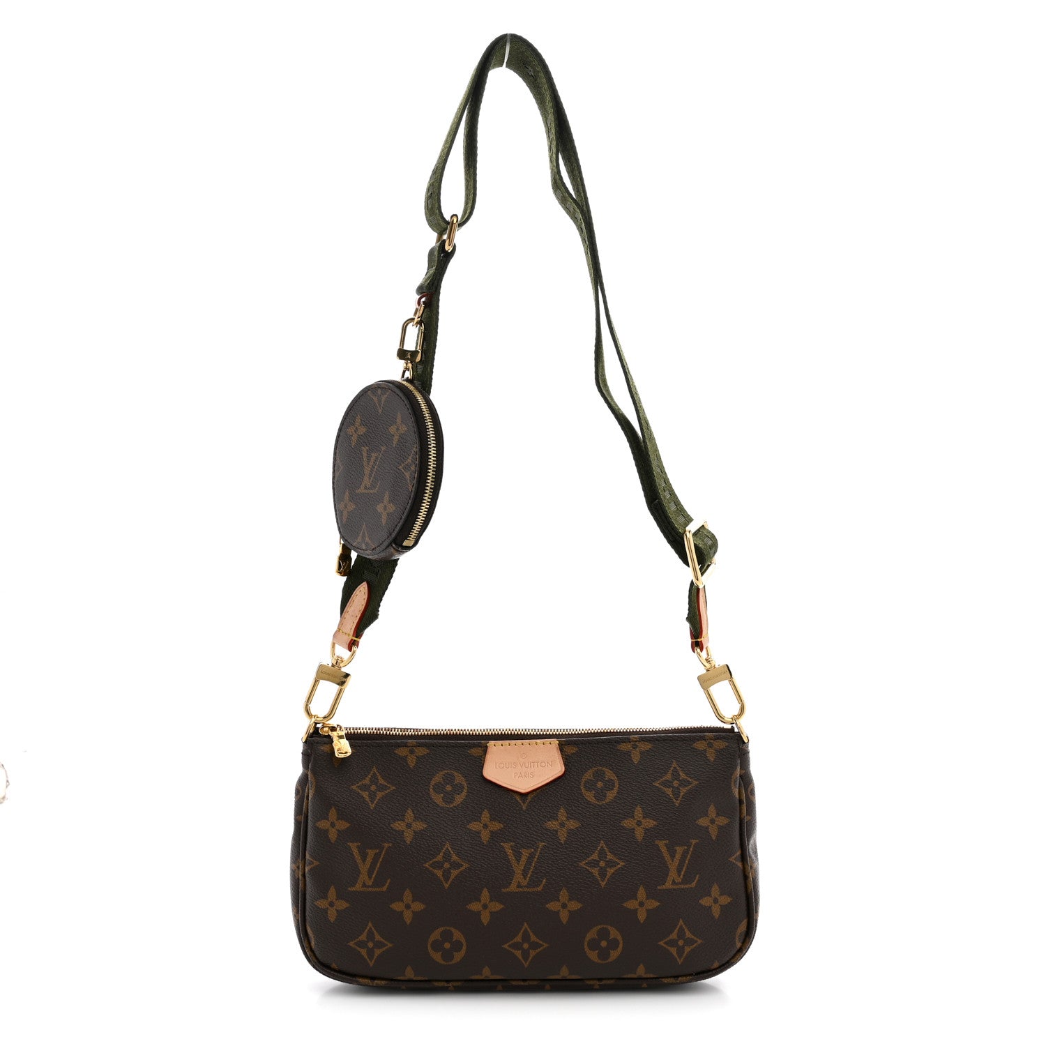 Louis Vuitton Monogram Multi Pochette Accessories Large Pochette Kaki 1 of 9