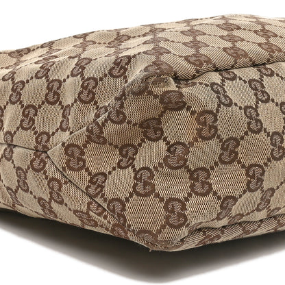 Gucci Monogram Medium Horsebit Chain Hobo Dark Brown 9 of 12