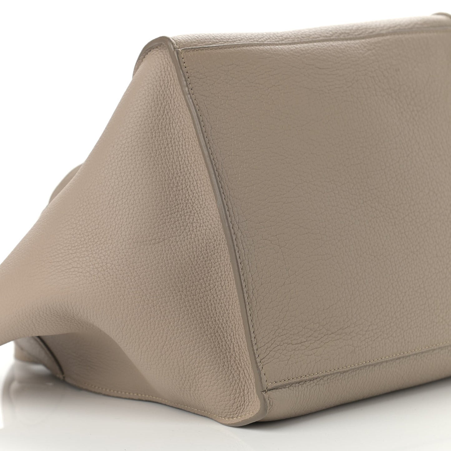 Supple Grained Calfskin Small Big Bag Light Taupe