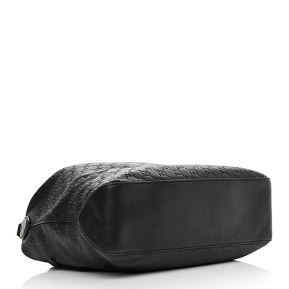 Gucci Guccissima Signature Large Linea A Hobo Black 4 of 18