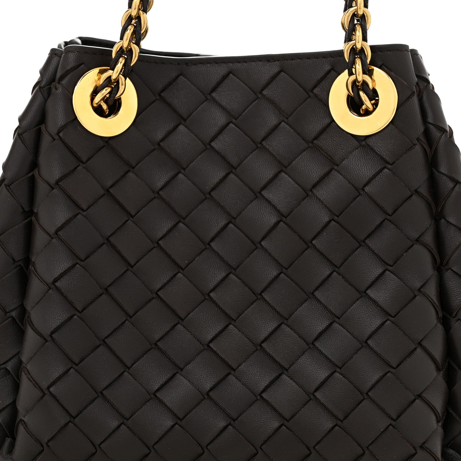 Bottega Veneta Nappa Intrecciato Small Parachute Chain Shoulder Bag Fondant 7 of 9
