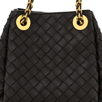 Bottega Veneta Nappa Intrecciato Small Parachute Chain Shoulder Bag Fondant 7 of 9