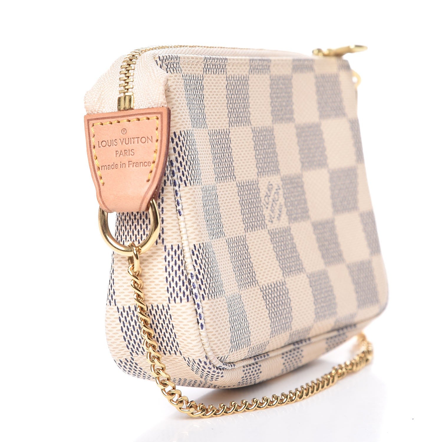 Louis Vuitton Damier Azur Mini Pochette Accessories 3 of 8