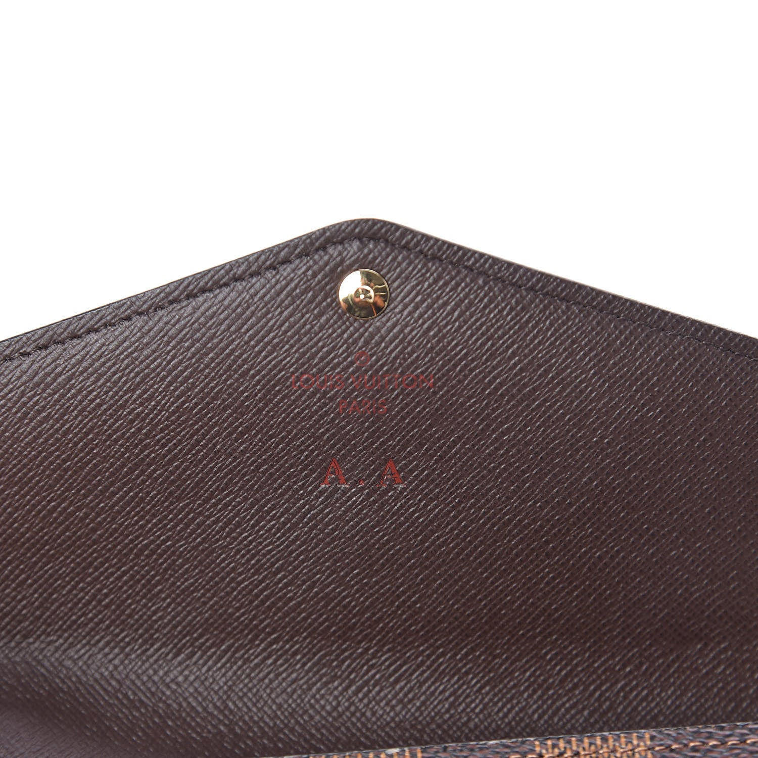 Louis Vuitton Damier Ebene Sarah Wallet NM 6 of 7